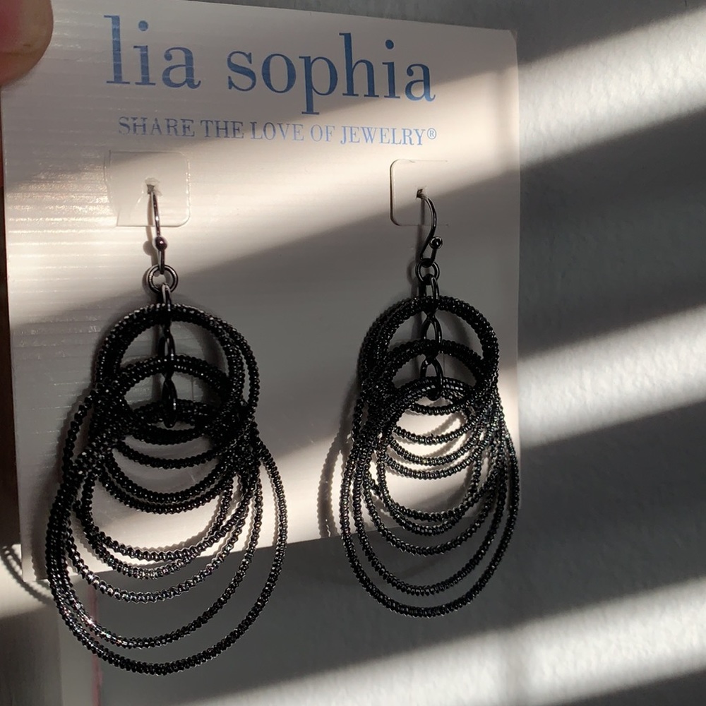 New in box Lia Sophia Conga earrings. Never worn - Picture 2 of 4
